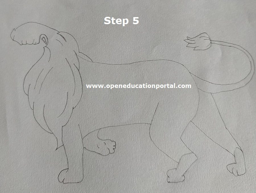 How to Draw a Lion for Kids  Easy Drawing Tutorial