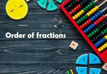 order of fractions